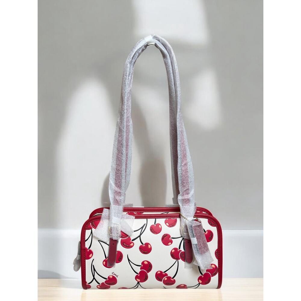 NWT Coach CZ494 Leather Cherry Swing Zip Shoulder Bag - Picture 5 of 10